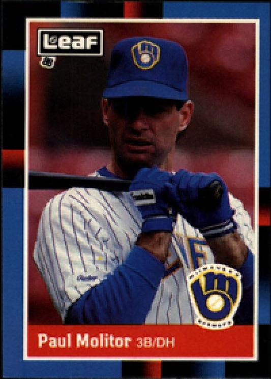 MLB 1988 Leaf/Donruss - No 168 - Paul Molitor