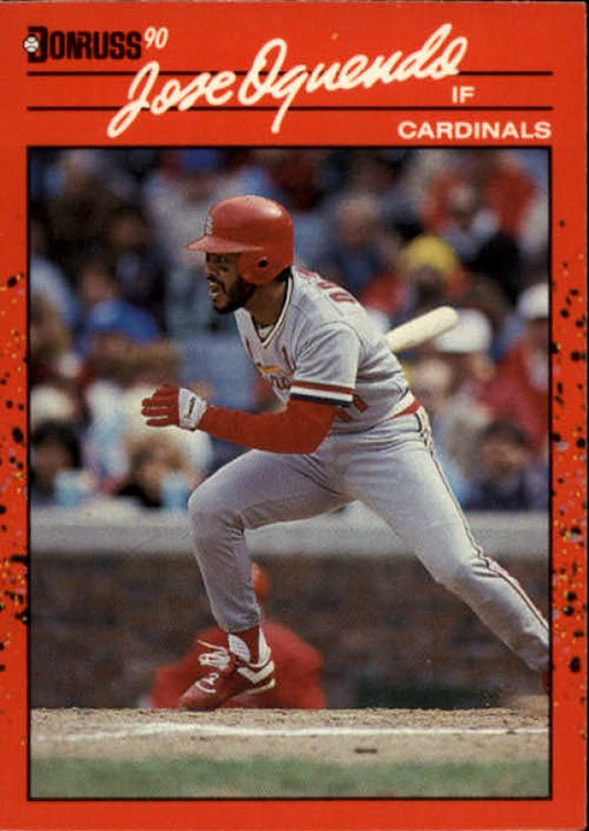 MLB 1990 Donruss - No 161 - Jose Oquendo