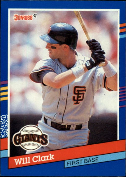 MLB 1991 Donruss - No 86 - Will Clark