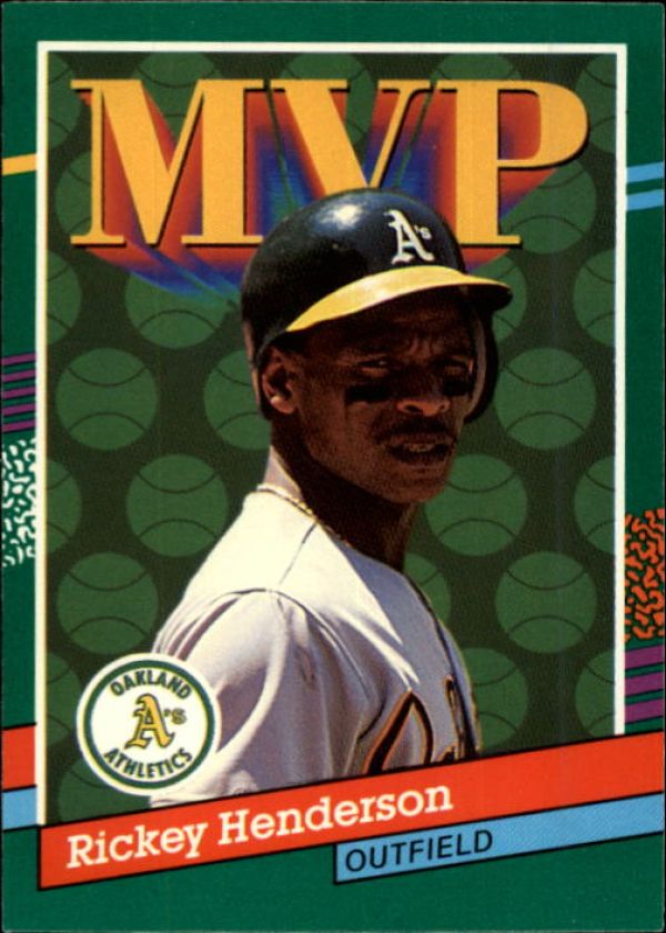 MLB 1991 Donruss - No. 387 - Rickey Henderson