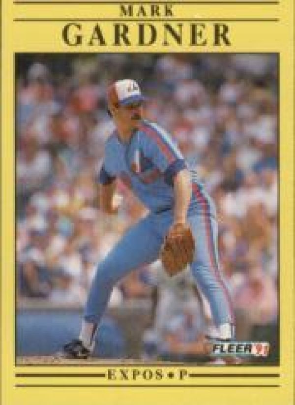 MLB 1991 Fleer - No 233 - Mark Gardner