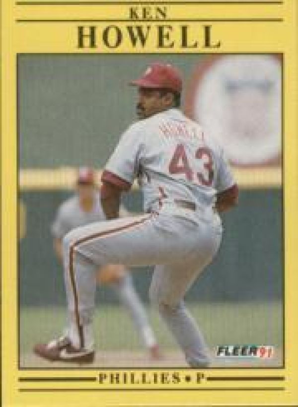 MLB 1991 Fleer - No 400 - Ken Howell