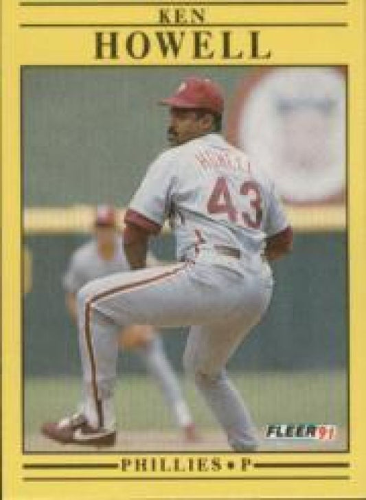 MLB 1991 Fleer - No 400 - Ken Howell