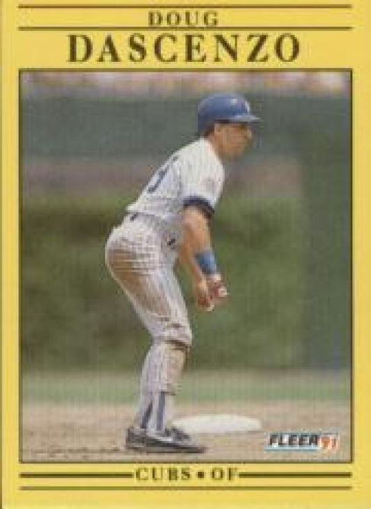 MLB 1991 Fleer - No 418 - Doug Dascenzo