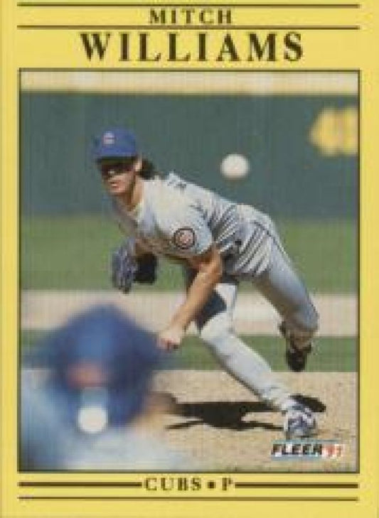 MLB 1991 Fleer - No 439 - Mitch Williams