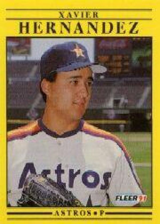 MLB 1991 Fleer - No 509 - Xavier Hernandez