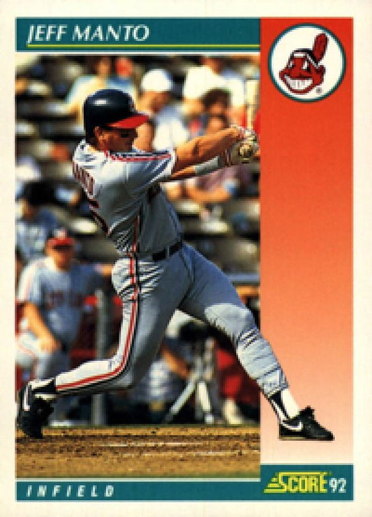 MLB 1992 Score - No 666 - Jeff Manto