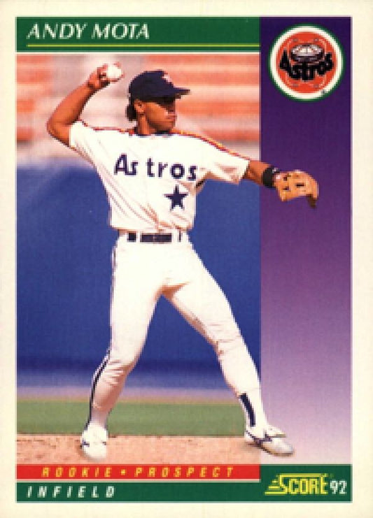 MLB 1992 Score - No 872 - Andy Mota