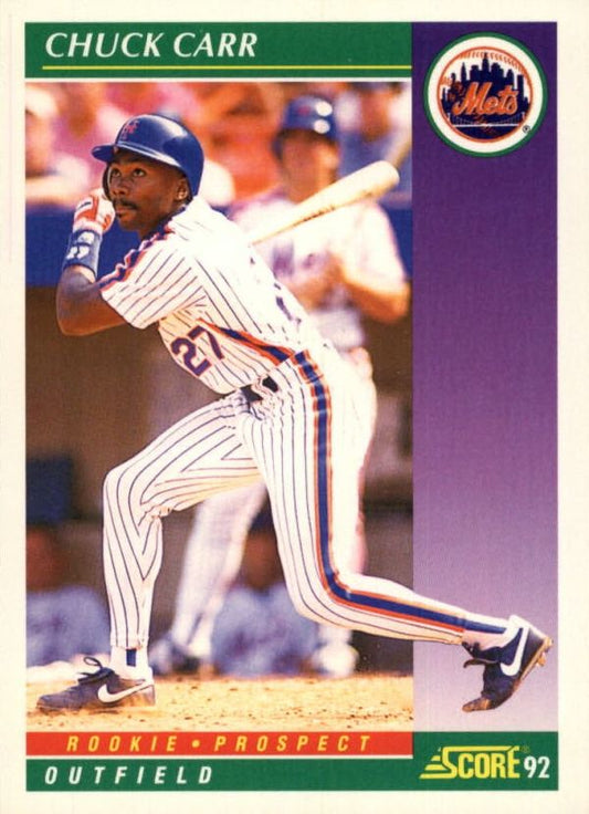 MLB 1992 Score - No 857 - Chuck Carr