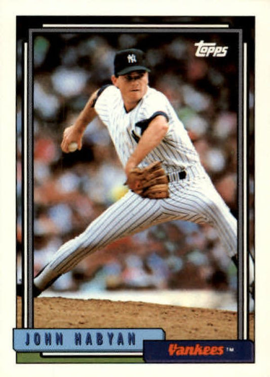MLB 1992 Topps - No 698 - John Habyan