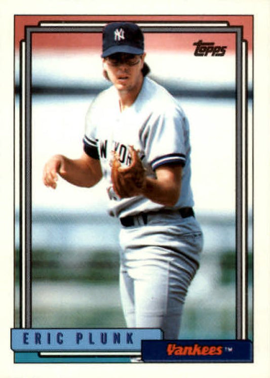 MLB 1992 Topps - No 672 - Eric Plunk