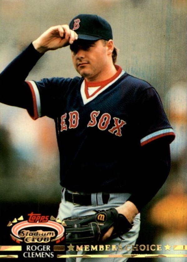 MLB 1992 Stadium Club - No 593 - Roger Clemens