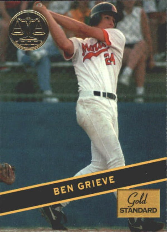 MLB 1994 Signature Rookies Gold Standard - No 54 - Ben Grieve