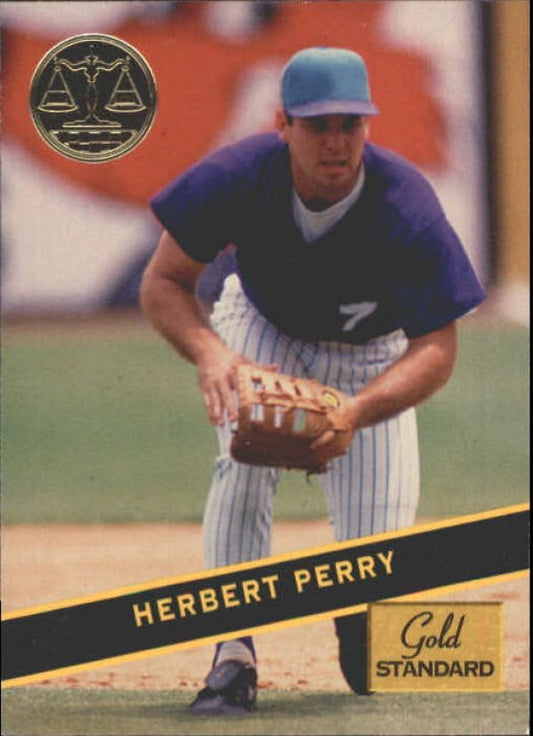 MLB 1994 Signature Rookies Gold Standard - No 66 - Herbert Perry