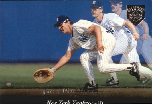 MLB 1995 Upper Deck Electric Diamond - No 210 - Don Mattingly