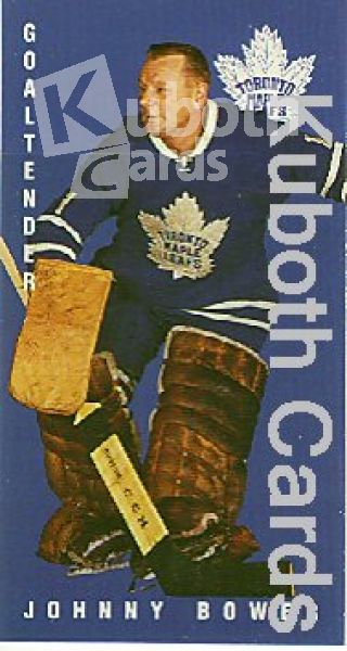 NHL 1994 / 95 Parkhurst Tall Boys - No 129 - Johnny Bower