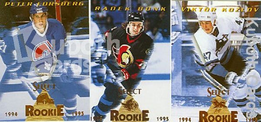 NHL 1994-95 Select - No 169 - 198 - Rookies