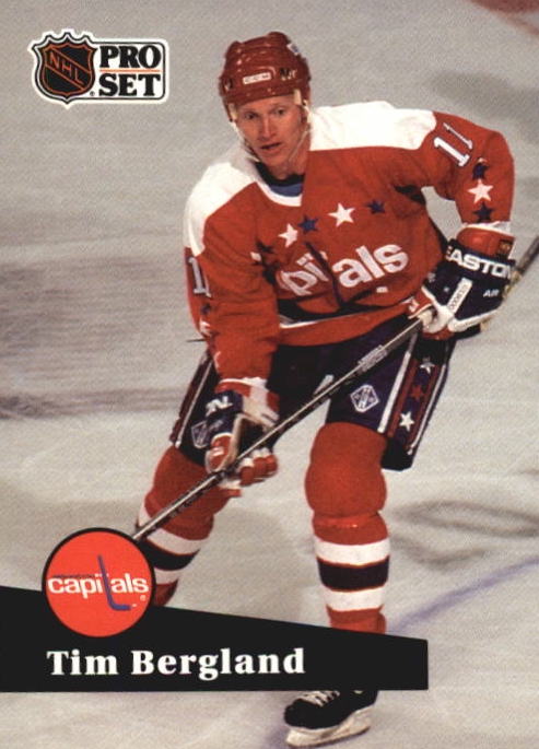 NHL 1991-92 ProSet French - No 507 - Tim Bergland