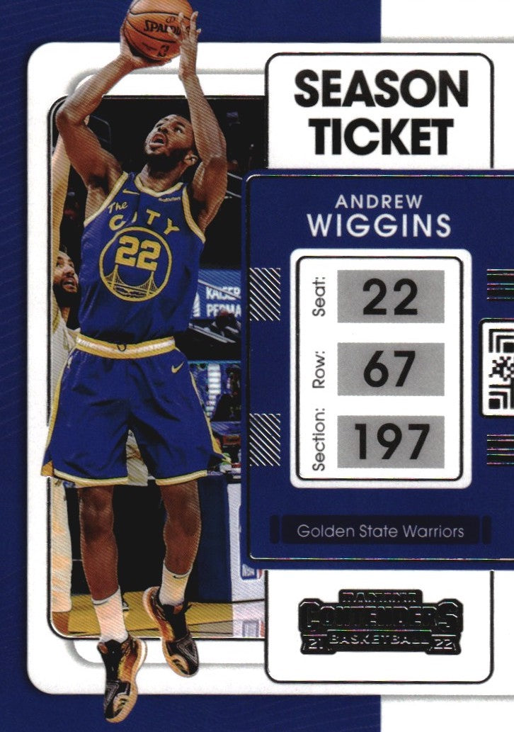 NBA 2021-22 Panini Contenders - No 50 - Adrew Wiggins