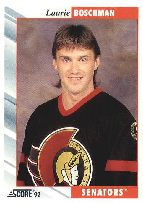 NHL 1992/93 Score - No 513 - Laurie Boschman
