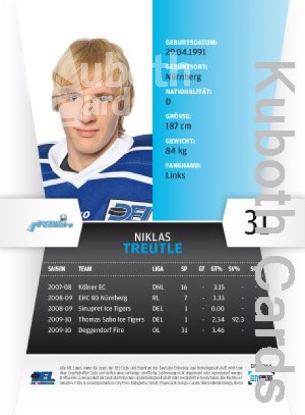 DEL 2010/11 CityPress - No 066 - Niklas Treutle