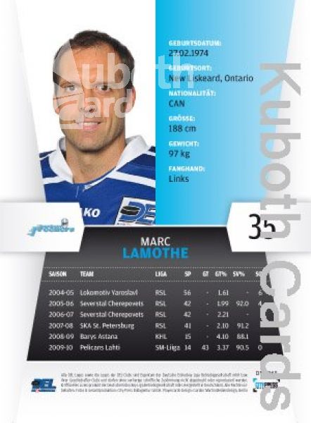 DEL 2010/11 CityPress - No 065 - Marc Lamothe