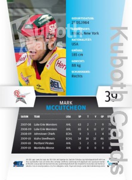 DEL 2010 / 11 CityPress - No 361 - Mark Mccutcheon