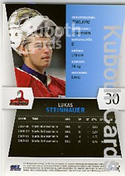 DEL 2010 / 11 CityPress - No 351 - Lukas Steinhauer