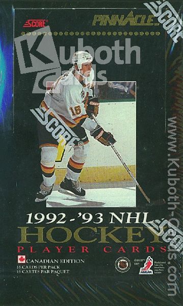 NHL 1992-93 Pinnacle Canadian Edition