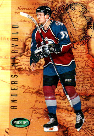 NHL 1995 / 96 Parkhurst International - No 517 - Anders Myrvold
