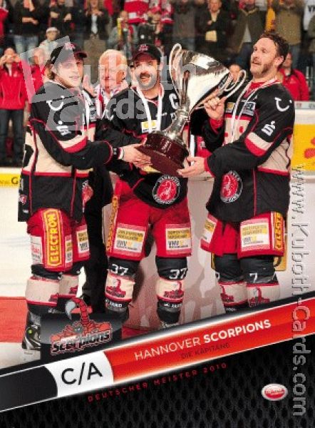 DEL 2010 / 11 CityPress - No 350 - Patrick Köppchen / Tino Boos / Sascha Goc