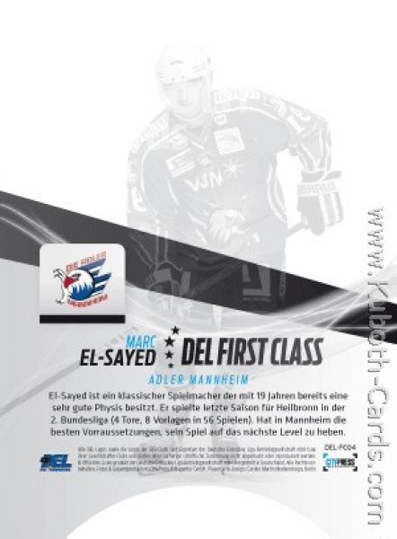 DEL 2010-11 CityPress 1st Class - No FC04 - Marc El-Sayed