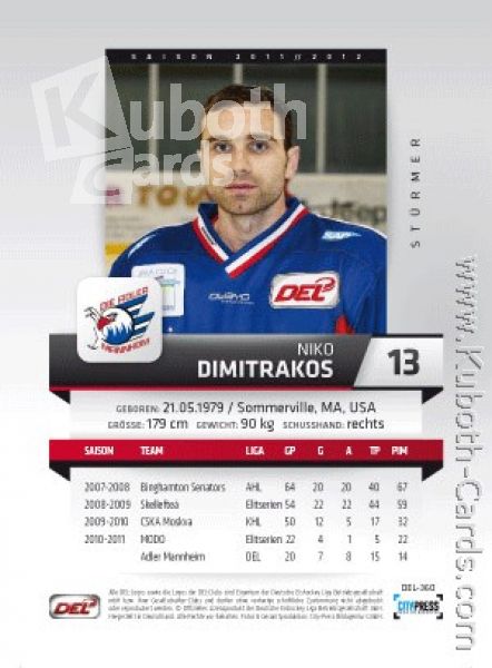 DEL 2011/12 CityPress - No 360 - Niko Dimitrakos