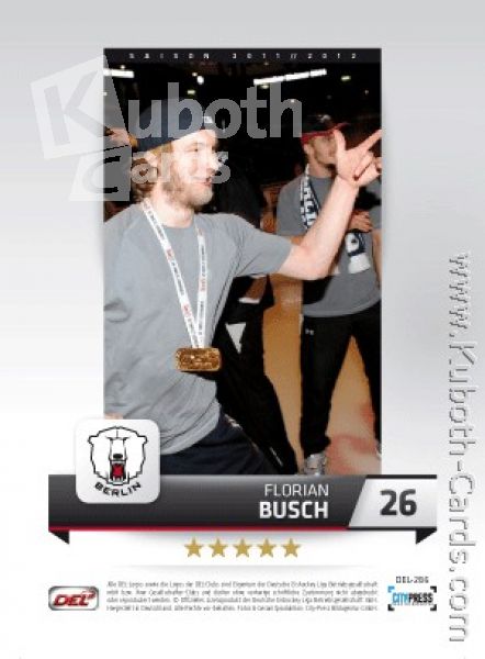 DEL 2011 / 12 CityPress - No 286 - Florian Busch