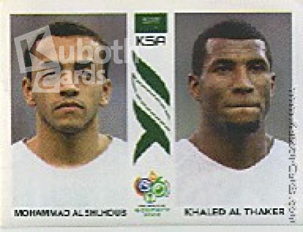 Fussball 2006 Panini WM - No 593 - M. Al Shlhoub / K. Thaker