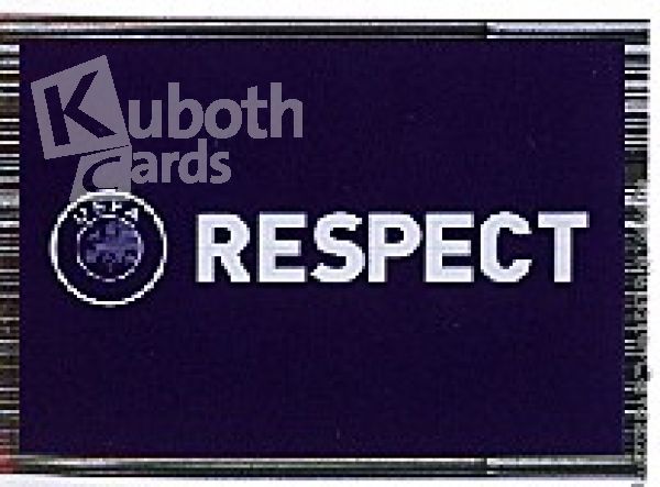Fussball 2012 Panini EM - No 5 - UEFA Slogan RESPECT