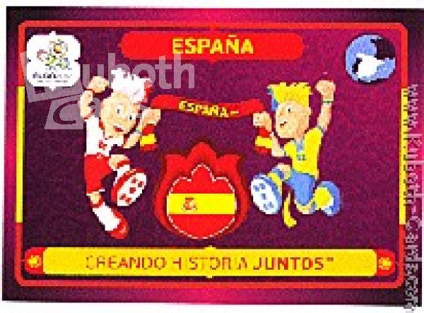 Fussball 2012 Panini EM - No 38 - Spanien