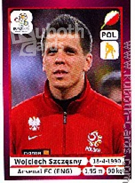 Soccer 2012 Panini European Championship - No 55 - Wojciech Szczesny