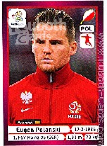 Soccer 2012 Panini European Championship - No 67 - Eugen Polanski