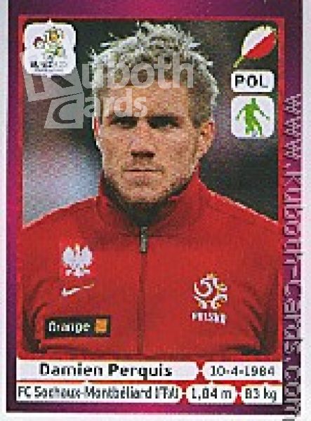 Soccer 2012 Panini European Championship - No 58 - Damien Perquis