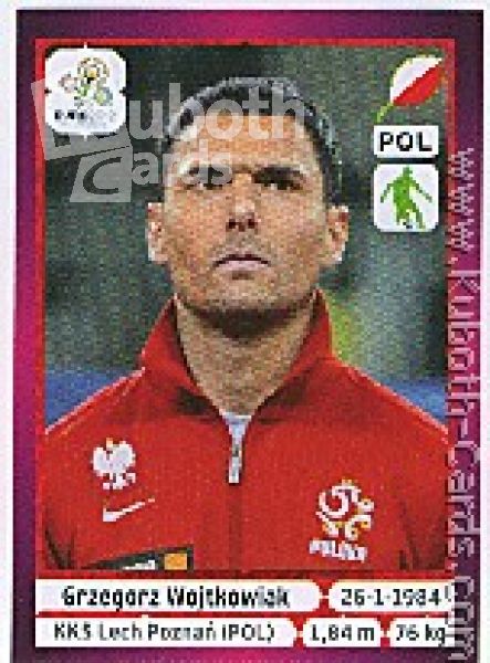 Soccer 2012 Panini European Championship - No 61 - Grzegorz Wojtkowiak