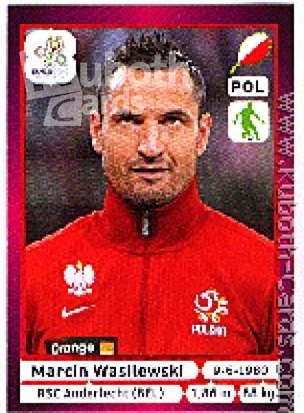 Soccer 2012 Panini European Championship - No 60 - Marcin Wasilewski