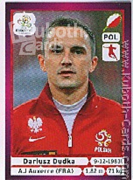 Soccer 2012 Panini European Championship - No 64 - Dariusz Dudka