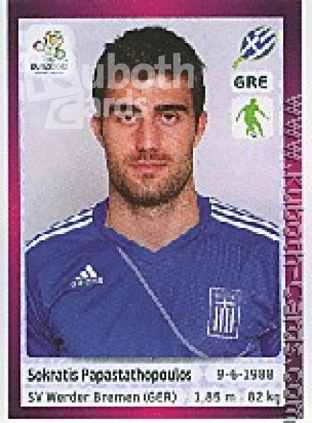 Soccer 2012 Panini European Championship - No 87 - Sokratis Papastathopoulos