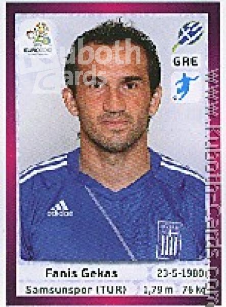 Fussball 2012 Panini EM - No 102 - Fanis Gekas