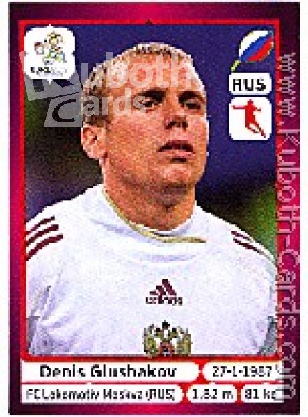 Fussball 2012 Panini EM - No 126 - Denis Glushakov