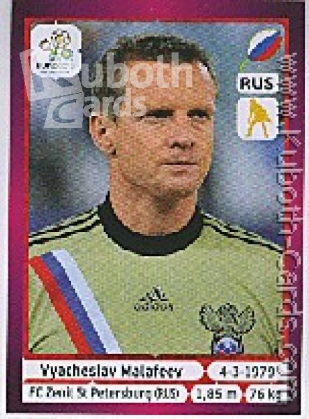 Fussball 2012 Panini EM - No 114 - Vyacheslav Malafeev