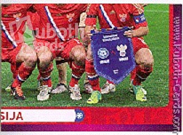 Fussball 2012 Panini EM - No 112 - Mannschaftsbild Russland