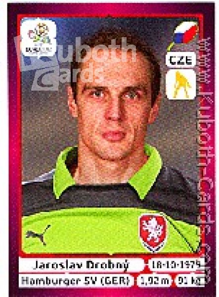 Fussball 2012 Panini EM - No 143 - Jaroslav Drobny
