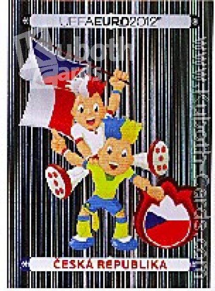 Fussball 2012 Panini EM - No 136 - Slavko & Slavek Tschechien